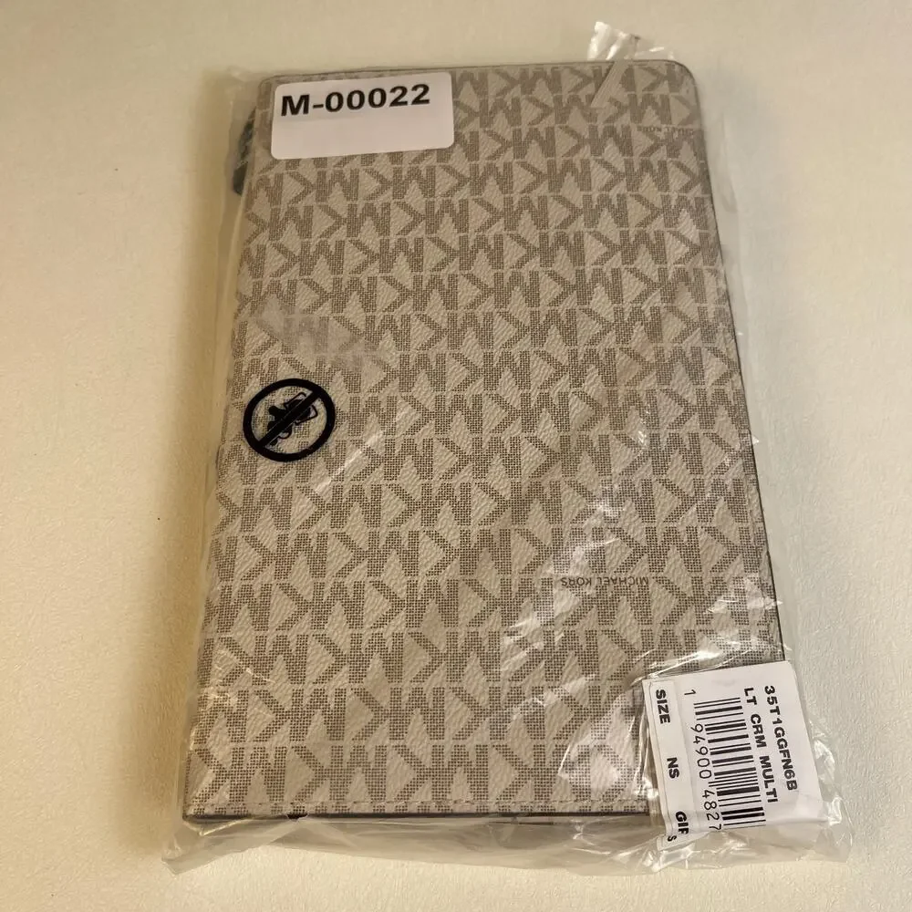 Michael Kors Giftables Medium Notebook Signature Cream NWT